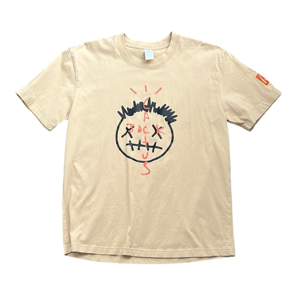 Travis Scott Cactus Jack T-Shirt Size XL Crew Neck Short Sleeve Graphic Tee